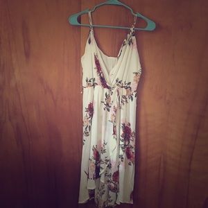 White floral dress